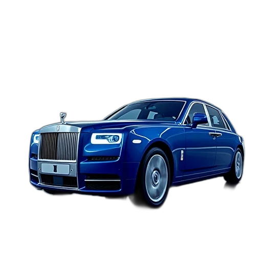 car, photorealistic, 3d render, rolls transparent PNG cut-out