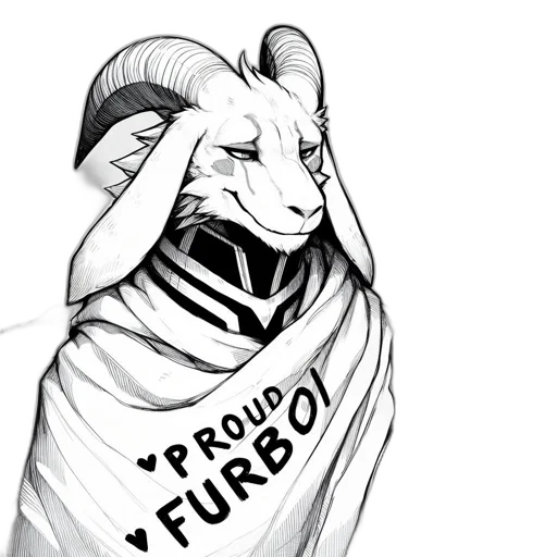 dragon, jacket, animal, concept art, anthropomorphic, creature, resembling, goat-human transparent PNG cut-out