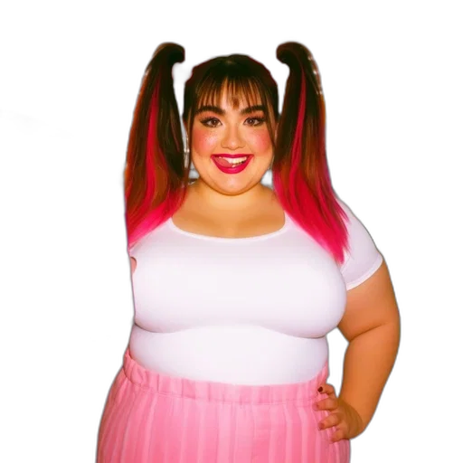 hair, creature, dress, animal, cheerful, woman, smiles, while transparent PNG cut-out