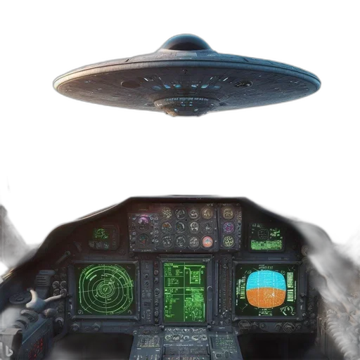 hat, robot, weapon, creature, concept art, 3d render, outer space, inside transparent PNG cut-out