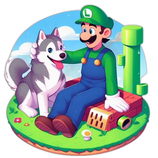 staff, animal, furniture, pixel art, concept art, fantasy art, 3d render, green transparent PNG cut-out