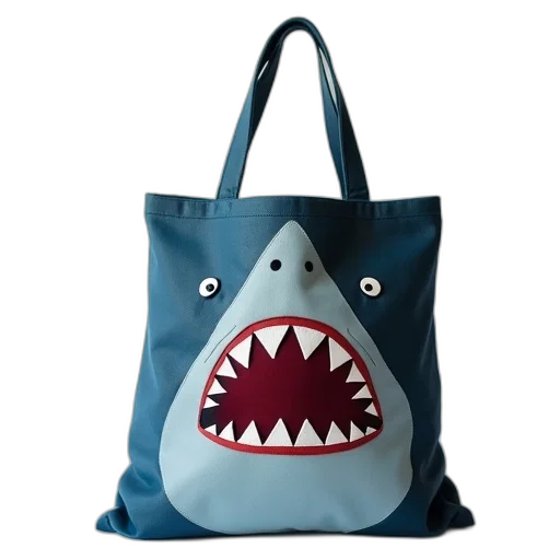 3d render, adult, shark, handmade transparent PNG cut-out