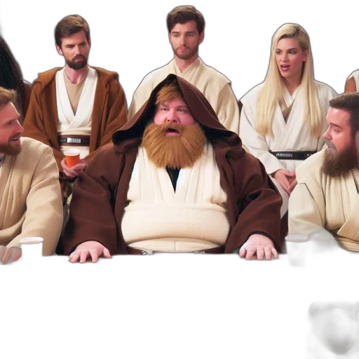 staff, concept art, fire, potential, jedi, gathering, individuals, sit transparent PNG cut-out