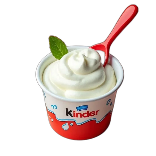 food, weapon, 3d render, package, kinder, variety, yogurt transparent PNG cut-out