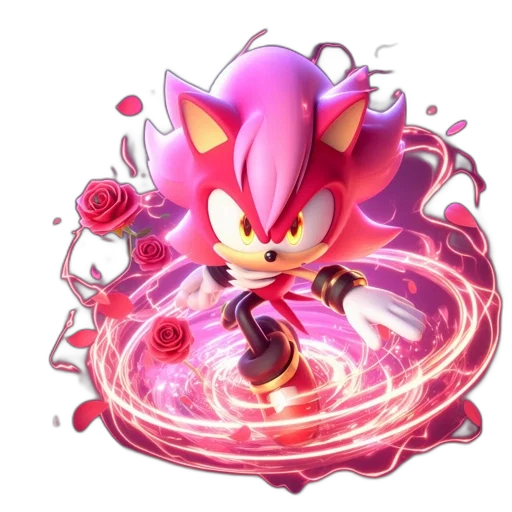 flower, creature, concept art, 3d render, fantasy art, pixel art, fire, animated transparent PNG cut-out