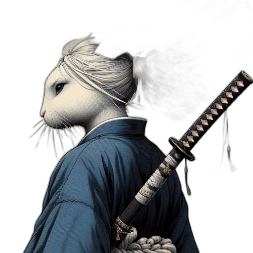 mask, staff, sword, dragon, concept art, fantasy art, anime, comic book art transparent PNG cut-out