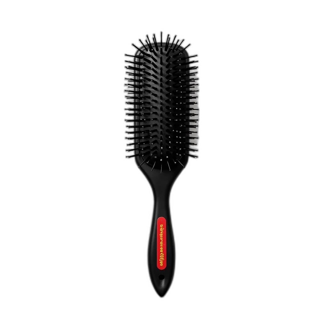 hair, weapon, staff, crown, black, hairbrush, red, yellow transparent PNG cut-out