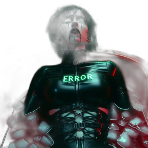 robot, jacket, creature, cyberpunk, concept art, comic book art, 3d render, neon lights transparent PNG cut-out