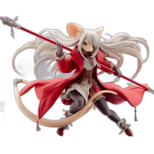 sword, concept art, fantasy art, 3d render, red, figurine, displays, intense transparent PNG cut-out