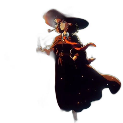 staff, hat, dress, crown, concept art, 3d render, fantasy art, pixel art transparent PNG cut-out