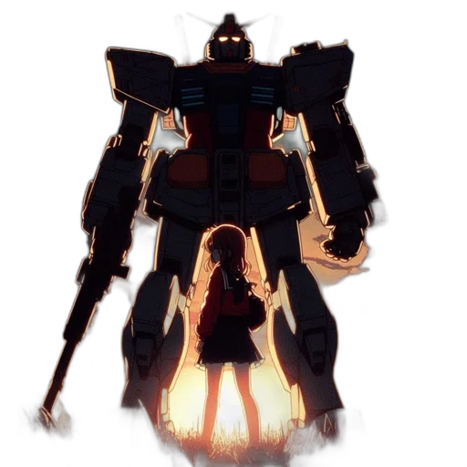 robot, weapon, dress, jacket transparent PNG cut-out