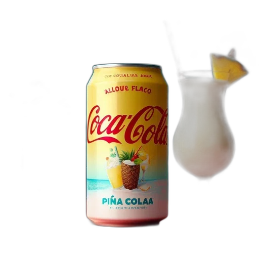 bottle, food, crown, 3d render, photorealistic, vaporwave, displays, can transparent PNG cut-out