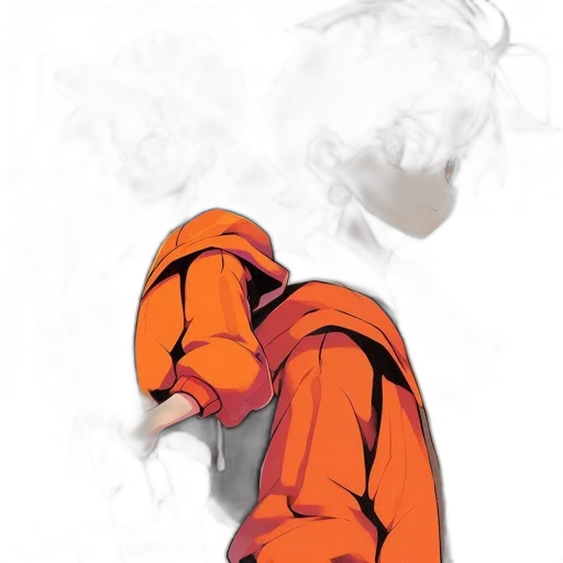 jacket, mask, robot, face, concept art, comic book art, pixel art, watercolor transparent PNG cut-out