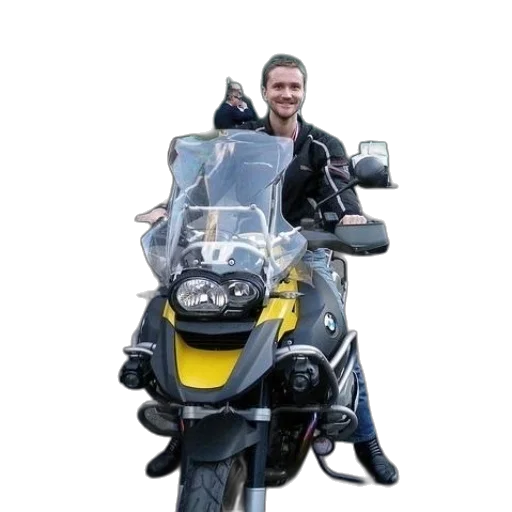 staff, man, sits, yellow transparent PNG cut-out