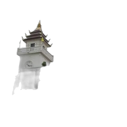 building, crown, dragon, hat, 3d render, photorealistic, concept art, pixel art transparent PNG cut-out