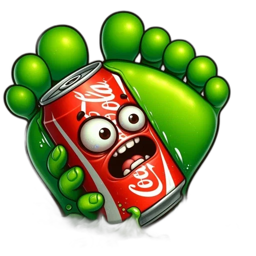 bottle, food, creature, robot, 3d render, photorealistic, concept art, pixel art transparent PNG cut-out