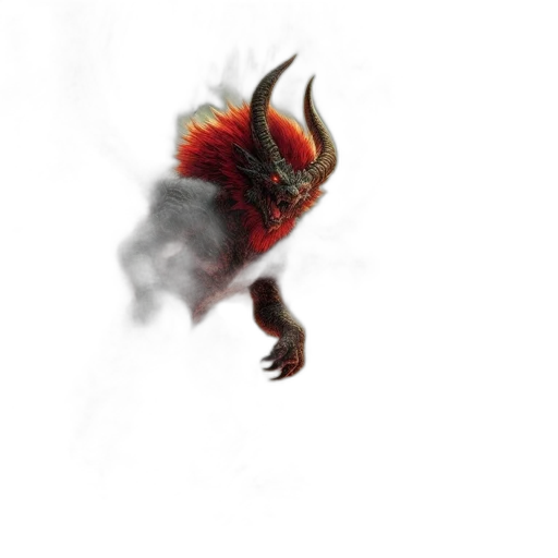 dragon, creature, mask, animal, concept art, fantasy art, 3d render, photorealistic transparent PNG cut-out