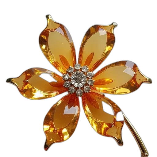 jewelry, crown, flower, 3d render transparent PNG cut-out