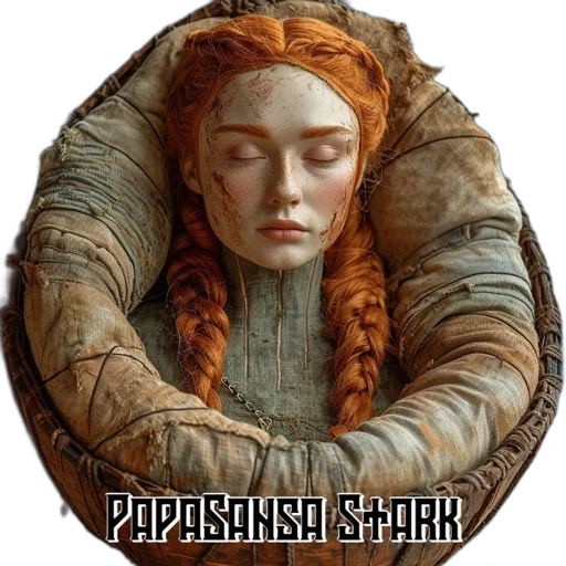 fantasy art, pixel art, comic book art, photorealistic, lifelike, sculpture, red-haired, woman transparent PNG cut-out