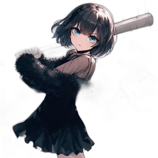 staff, weapon, sword, umbrella, concept art, anime, pixel art, fantasy art transparent PNG cut-out