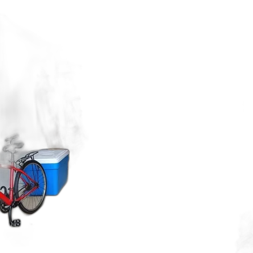 mask, robot, staff, weapon, concept art, 3d render, pixel art, cyberpunk transparent PNG cut-out