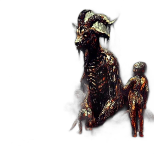 creature, animal, dragon, staff, concept art, fantasy art, 3d render, pixel art transparent PNG cut-out