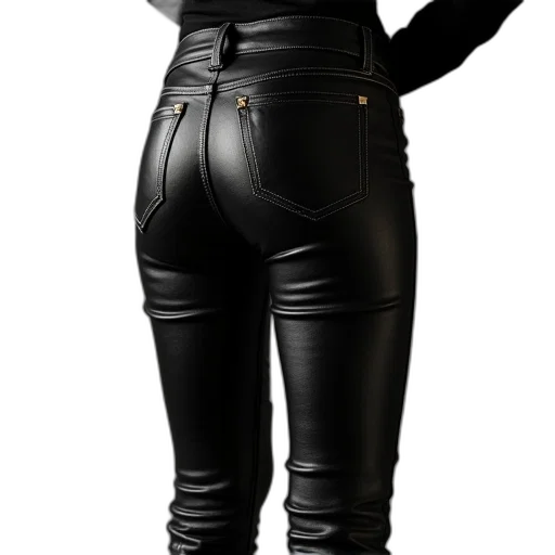 jacket, staff, 3d render, cyberpunk transparent PNG cut-out