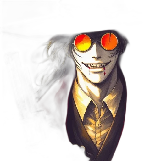 mask, robot, face, staff, concept art, comic book art, pixel art, cyberpunk transparent PNG cut-out