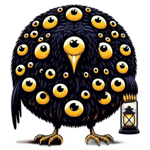 concept art, pixel art, fantasy art, cartoon, unusual, figure, emerges, blending transparent PNG cut-out