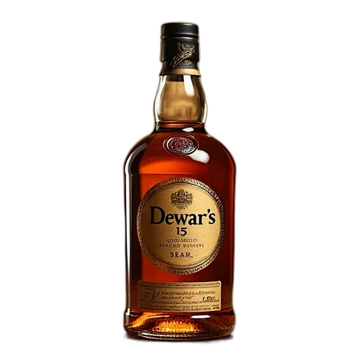 bottle, crown, dewar, year, old, blended, scotch, whisky transparent PNG cut-out