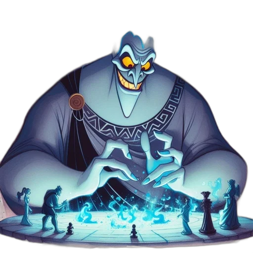 concept art, fantasy art, snow, fog, underwater, eerie, menacing, character transparent PNG cut-out