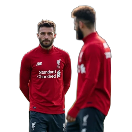 liverpool, players, person, during, training, session, melo, february transparent PNG cut-out