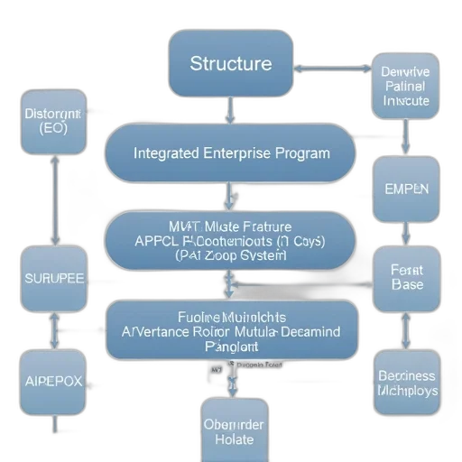 detailed, diagram, illustrating, structures, integrated, enterprise, program, system transparent PNG cut-out