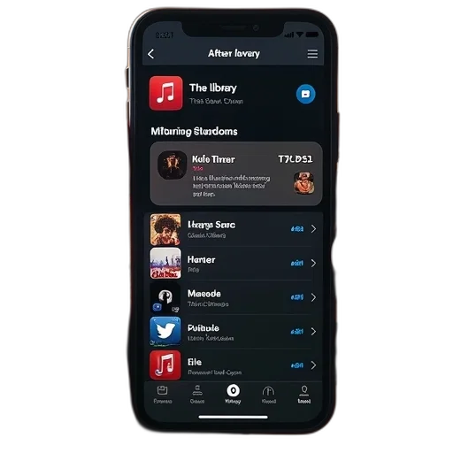 itunes, app, menu, music transparent PNG cut-out