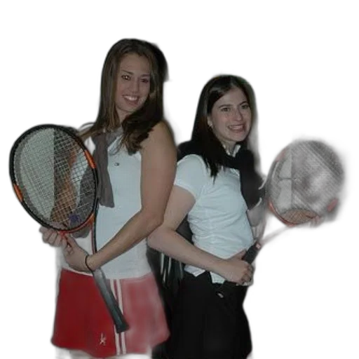 dress, staff, jacket, photorealistic, two, women, pose, tennis transparent PNG cut-out