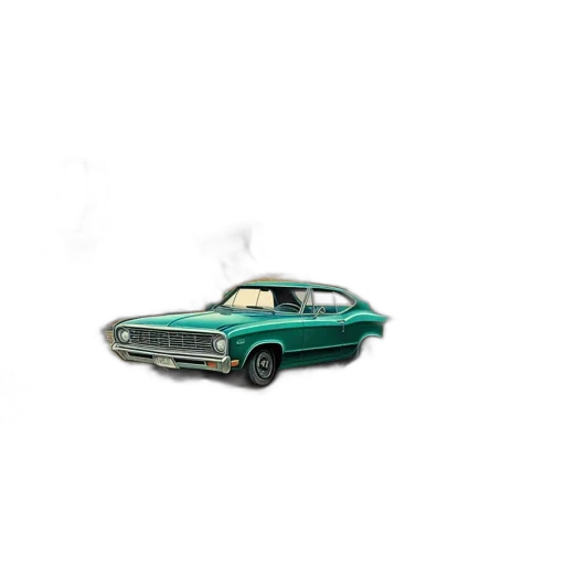 car, jacket, weapon, 3d render, photorealistic, concept art, green, exuberant transparent PNG cut-out