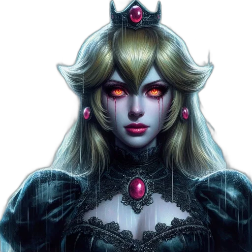crown, face, mask, fantasy art, concept art, pixel art, comic book art, dark transparent PNG cut-out