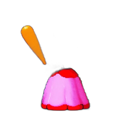 food, umbrella, hat, weapon, 3d render, concept art, pixel art, vaporwave transparent PNG cut-out