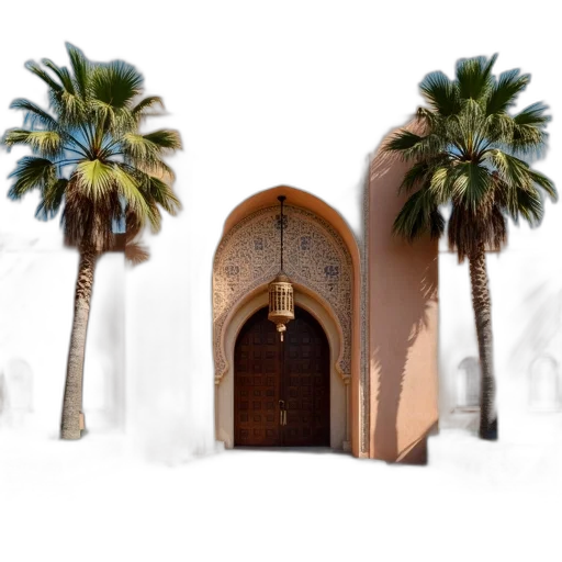 building, umbrella, photorealistic, 3d render, concept art, snow, traditional, moroccan transparent PNG cut-out
