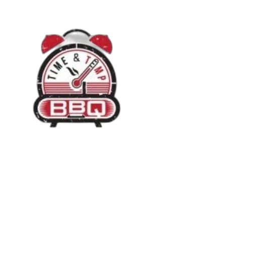 pixel art, two, logos, featuring, speedometer, time, temp, bbq transparent PNG cut-out