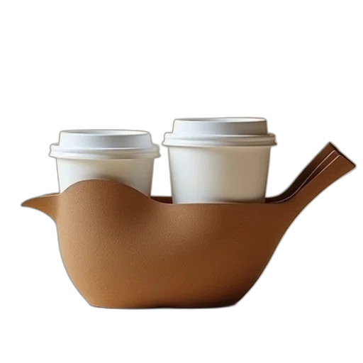 3d render, photorealistic, earth tones, couple transparent PNG cut-out