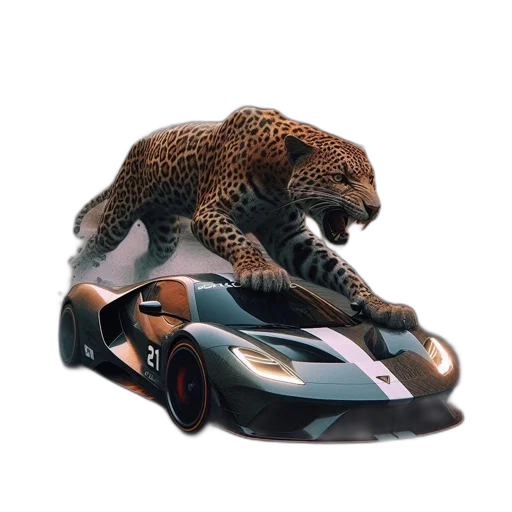 car, animal, creature, shoes, 3d render, concept art, photorealistic, fantasy art transparent PNG cut-out