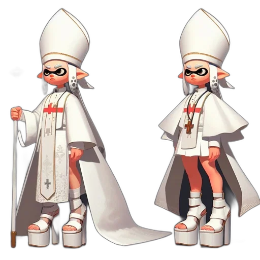 staff, concept art, 3d render, pixel art, fantasy art, monochrome, two, animated transparent PNG cut-out