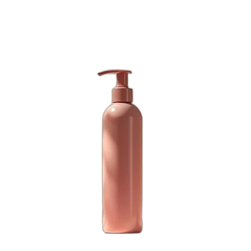 bottle, hair, 3d render, photorealistic transparent PNG cut-out