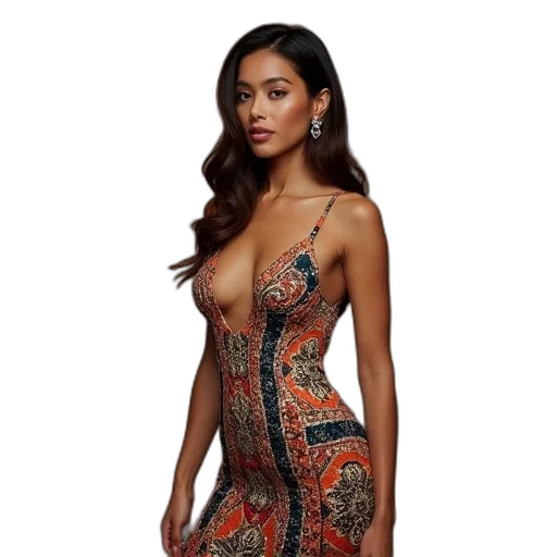 dress, jewelry, celebrity, style, person, showed, off, her transparent PNG cut-out