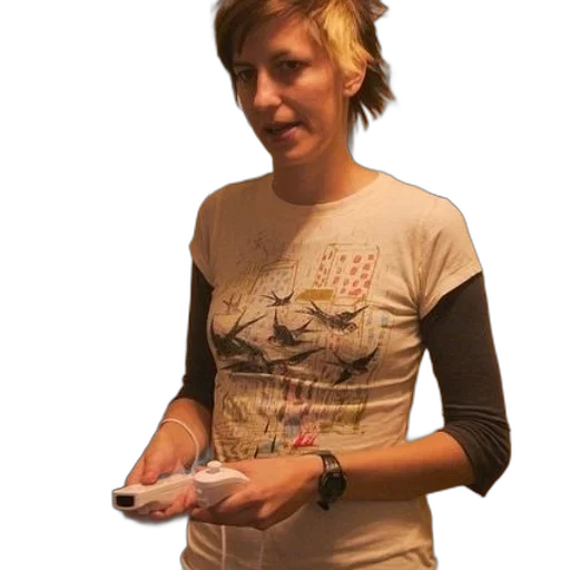 staff, dress, jacket, face transparent PNG cut-out