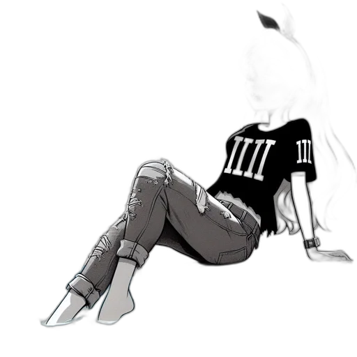 jacket, robot, shoes, mask, concept art, 3d render, anime, cyberpunk transparent PNG cut-out