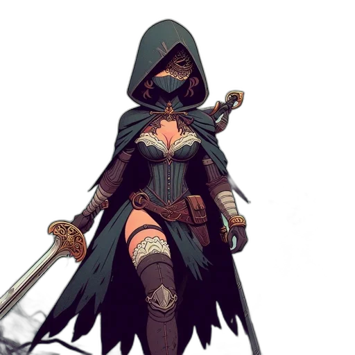sword, staff, weapon, mask, fantasy art, concept art, comic book art, pixel art transparent PNG cut-out