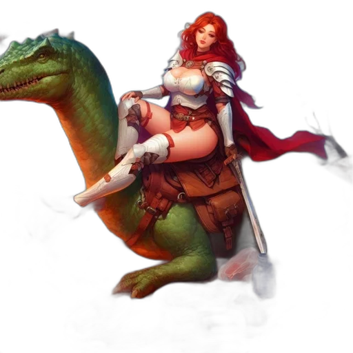 dragon, sword, fantasy art, concept art, pixel art, photorealistic, fire, red transparent PNG cut-out