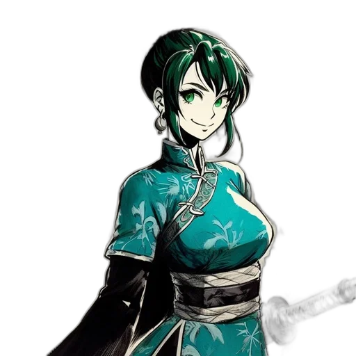 staff, sword, weapon, dress, concept art, anime, fantasy art, pixel art transparent PNG cut-out